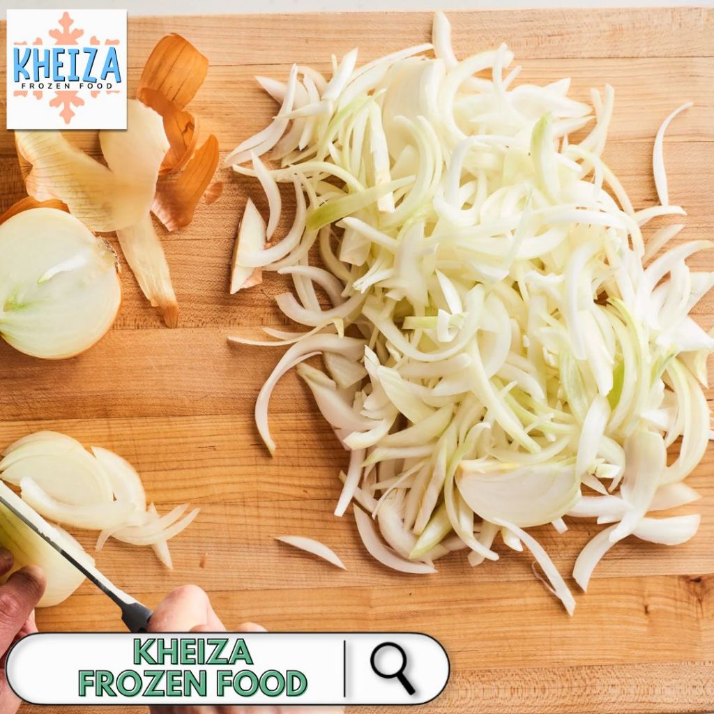 

Bawang Bombay Iris Beku 150g - Sliced Onion Slice Frozen - Kheiza Frozen