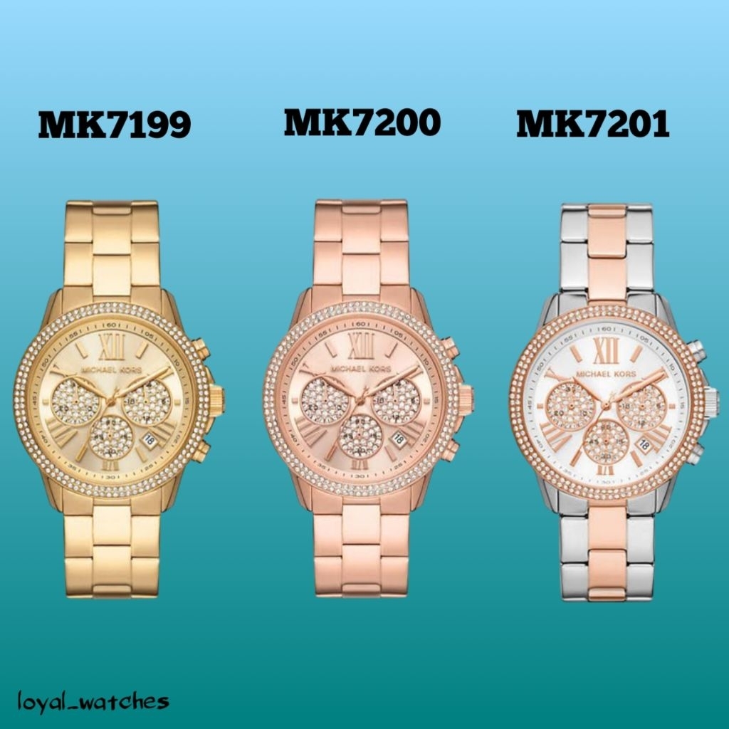 JAM TANGAN WANITA RANTAI MK7199, MK7200, MK7201