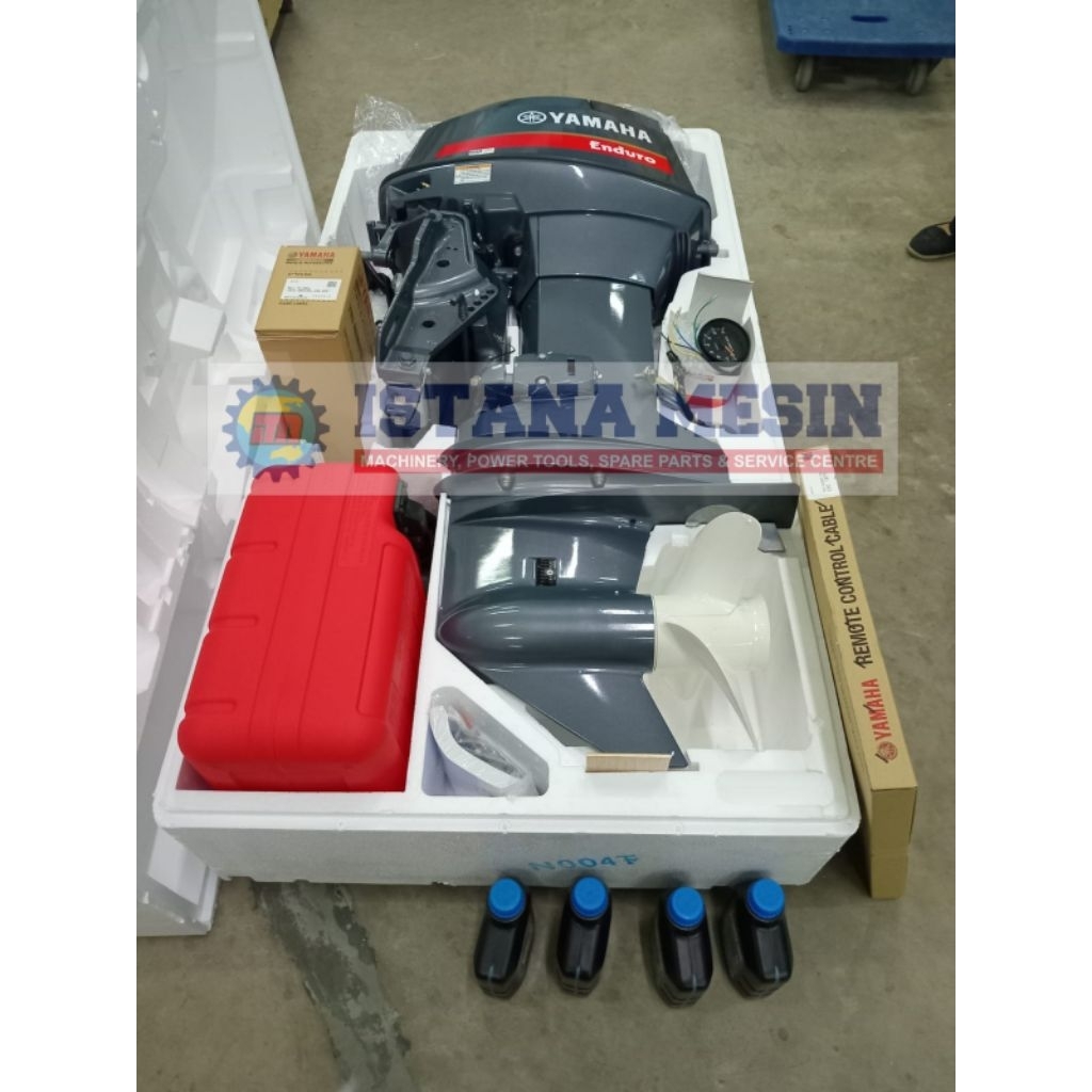 MESIN TEMPEL YAMAHA 60PK MESIN BOAT OUTBOARD MOTOR YAMAHA E60HWDL KAKI PANJANG