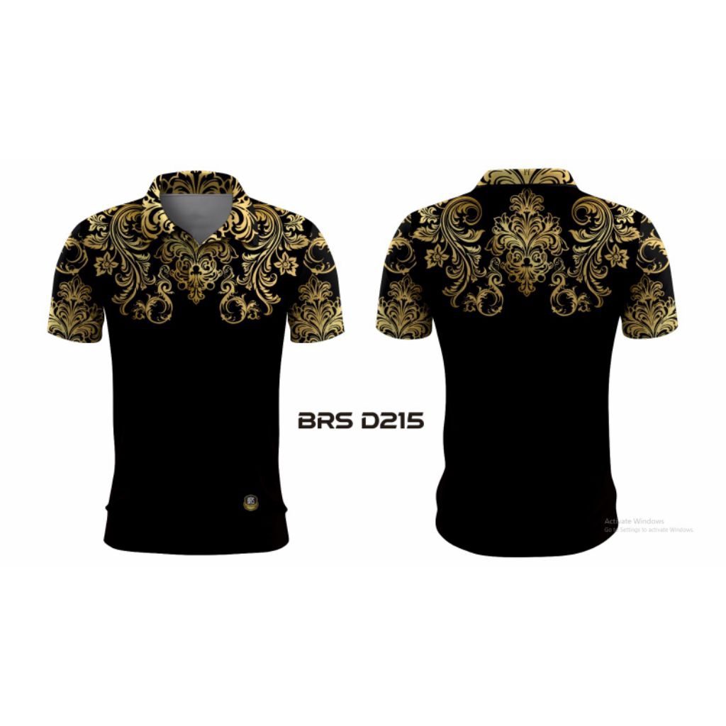 JERSEY POLO BATIK FULL PRINTING KUALITAS PREMIUM