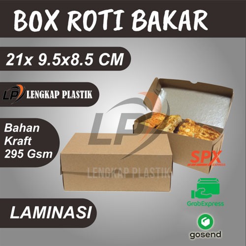 Box Roti Bakar / Dus Roti Bakar / Kotak Roti Bakar Bandung / Box Laminasi / Box Kotak Kemasan Roti