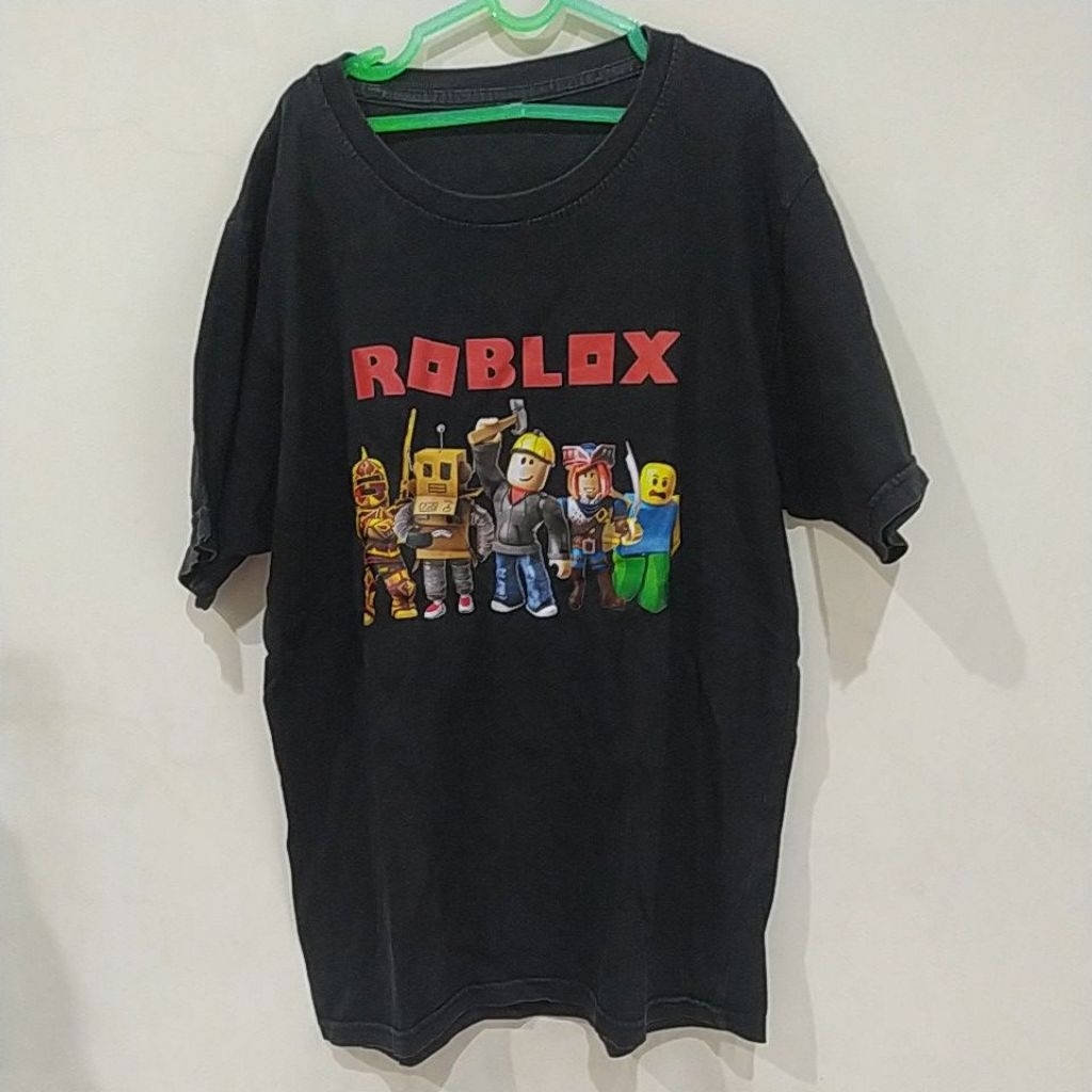 Preloved Anak - Kaos Hitam Roblox Anak Laki-Laki 8-10 Tahun