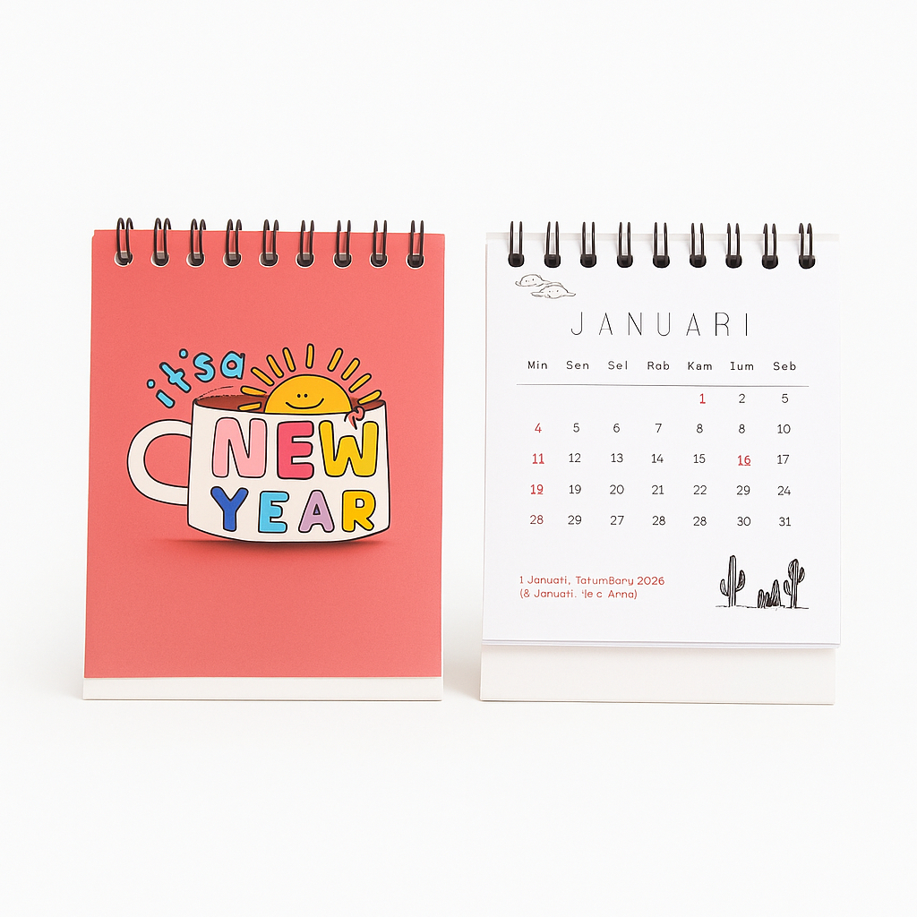 

KALENDER 2026/KALENDER MEJA/KALENDER MINI/KALENDER SIMPLE