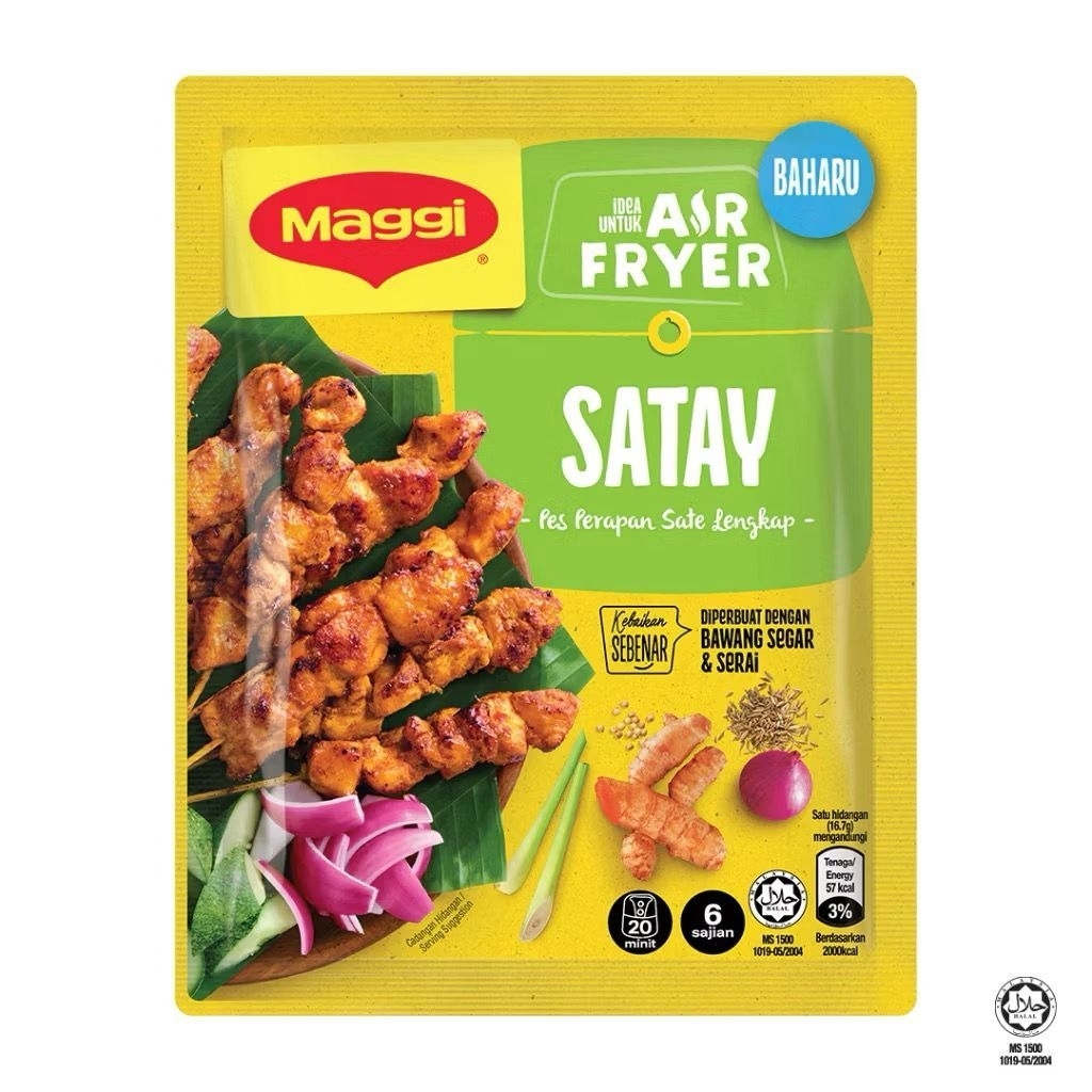 

MAGGI SATAY - Bumbu Sate JAMIN ENAK & BERHASIL - Original Malaysia