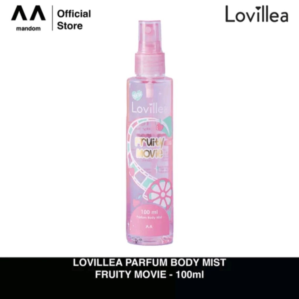 Lovillea Parfum Body Mist Fruity Movie / Lovillea / Lovillea mandom / Lovillea Biru / Lovillea murah
