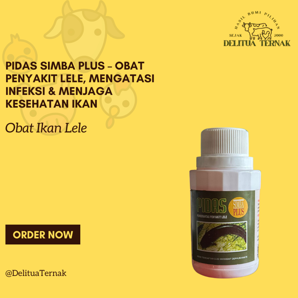 Pidas Simba Plus – Obat Penyakit Lele, Mengatasi Infeksi & Menjaga Kesehatan Ikan