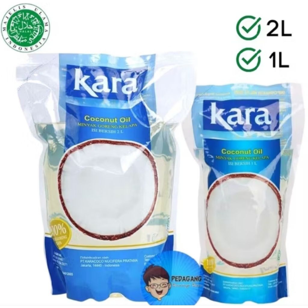 

MINYAK KELAPA / KARA COCONUT OIL MINYAK GORENG KELAPA KEMASAN 1LTR & 2 LTR