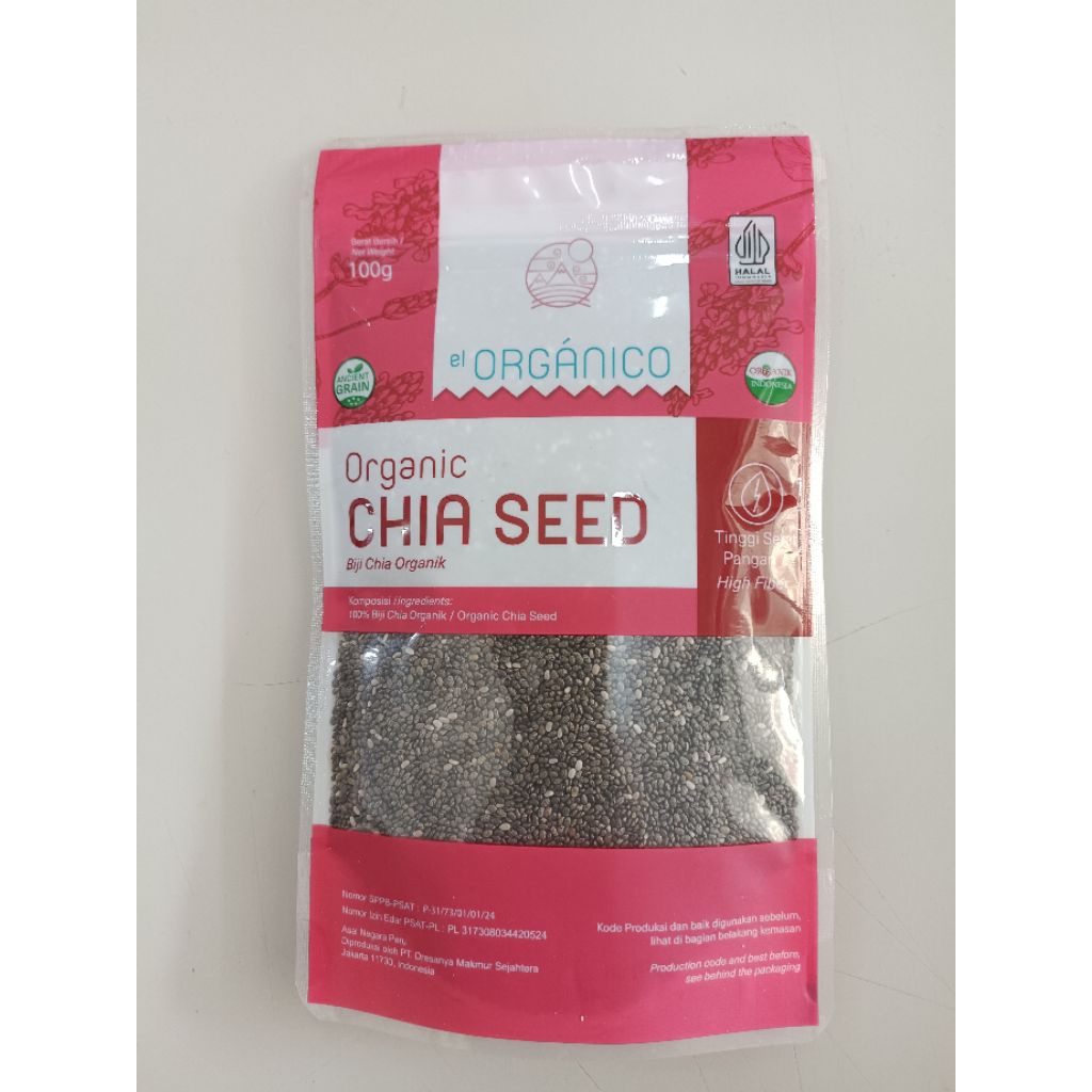 

CHIA SEED ORGANIC/ BIJI CHIA ORGANIK PREMIUM 100GRAM