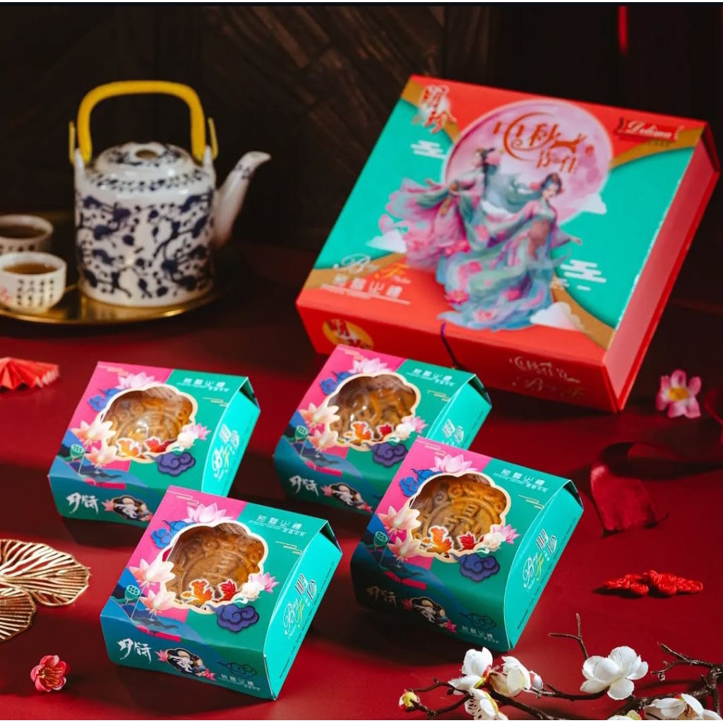 

Delima Mooncake Kotak Jumbo / Kue Bulan ( 900 gr)