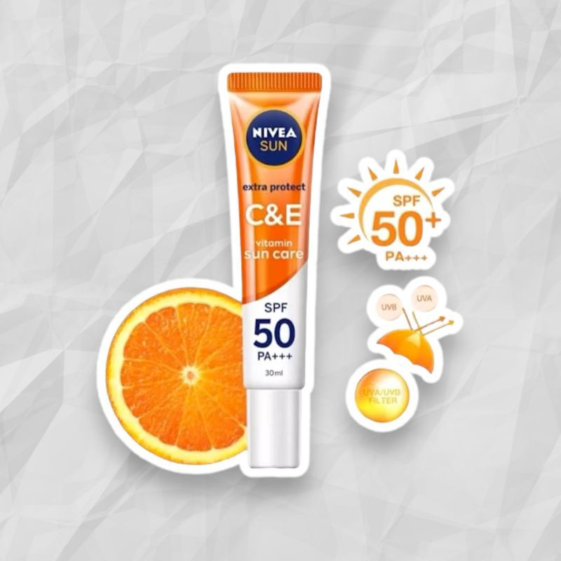 NIVEA Sun Face Serum 30ml C&E Spf 50pa +++ / Sunscreen Nivea C&E spf 50 / Nivea Sunscreen Spf 50