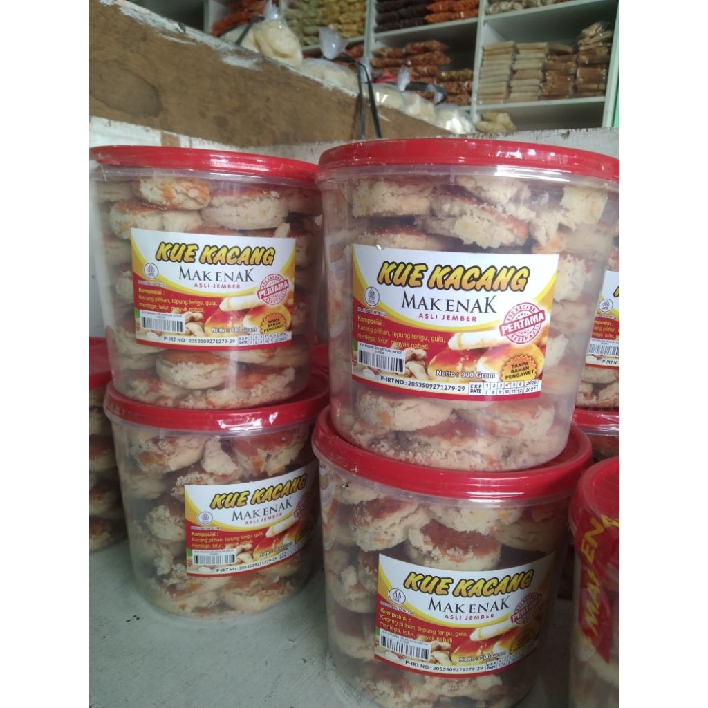 kue kacang ori medium 900g / roti kacang / snack kiloan / cemilan camilan jajanan makanan ringan mur
