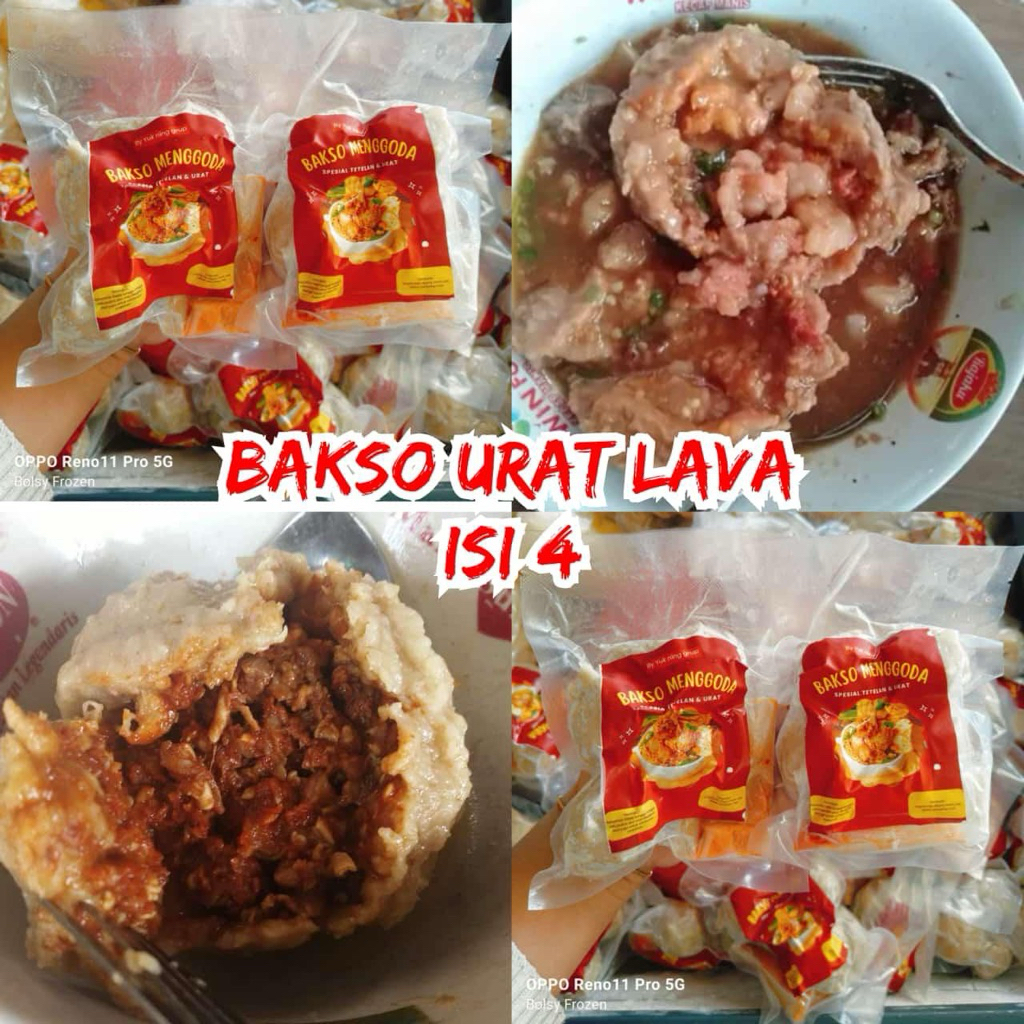 

bakso urat pentol menggoda isi urat tetelan spesial chili oil isi 4