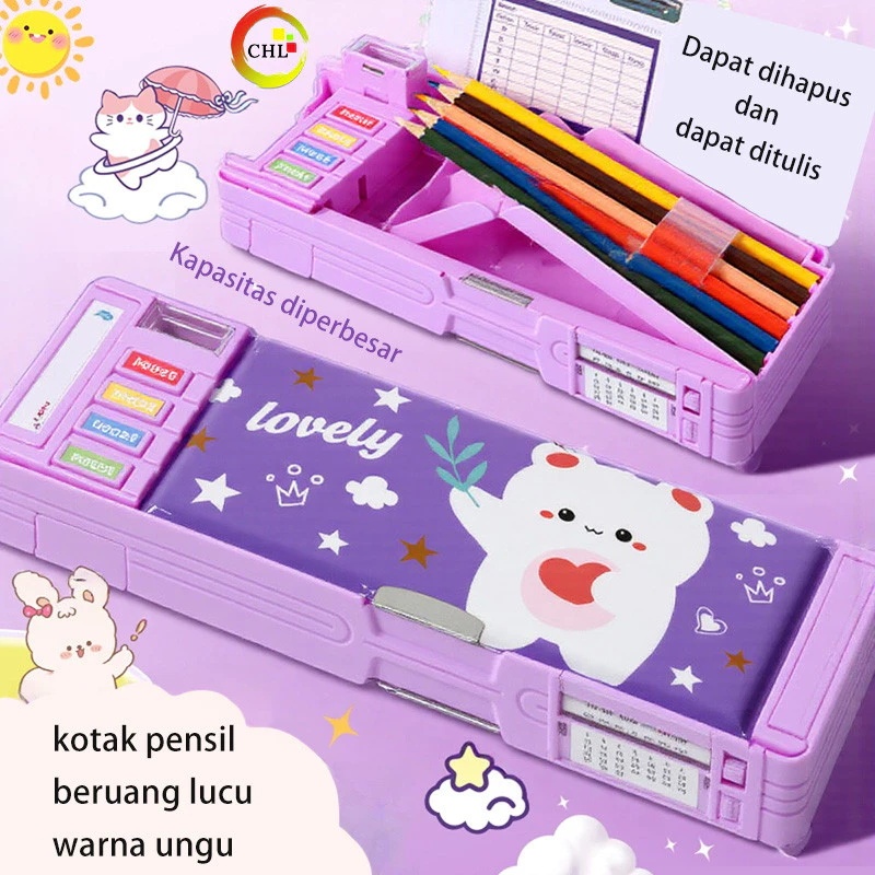 

BesarKotak Pensil Kartun Multifungsi Tahan anak Air Elegan