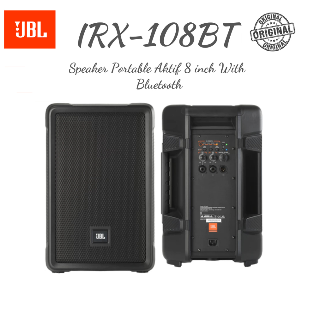 JBL IRX-108 BT Portable Speaker with Bluetooth 8 Inch / Speaker JBL IRX-108 BT Bluetooth BT 8"