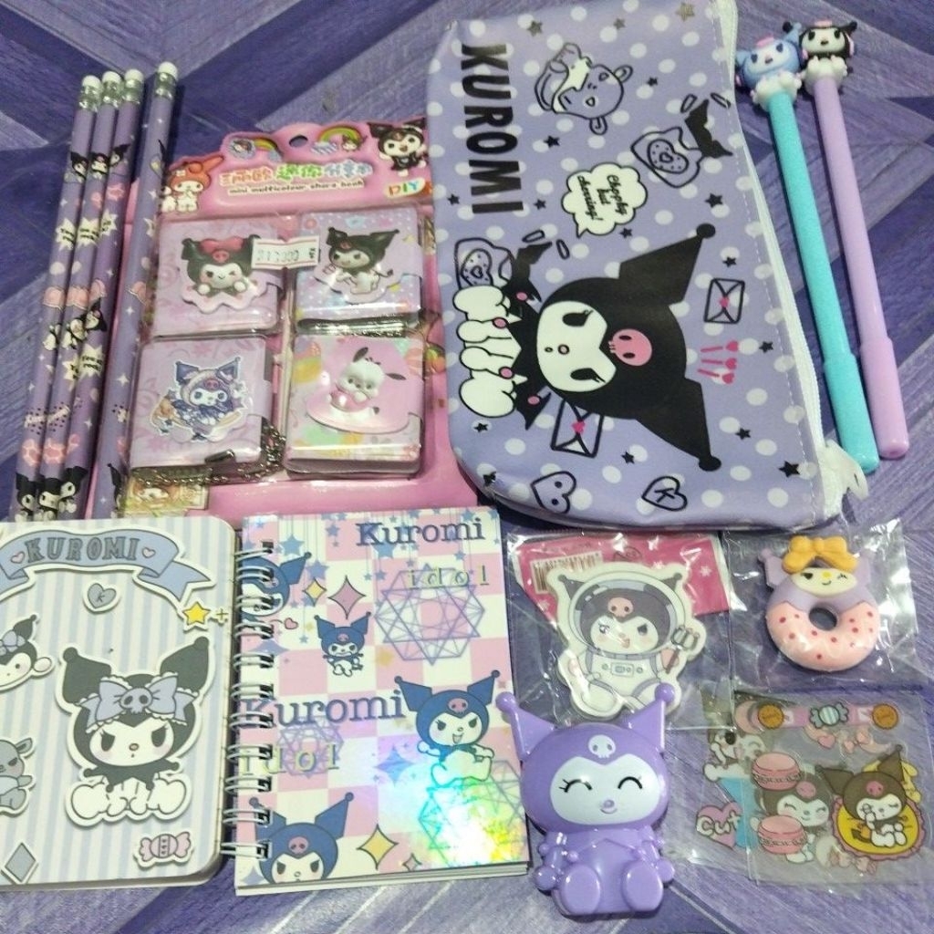 

paket alat tulis kuromi 17pcs