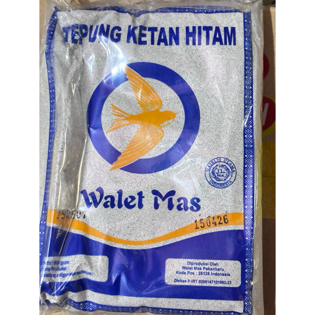 

tepung ketan hitam walet mas 500 gr