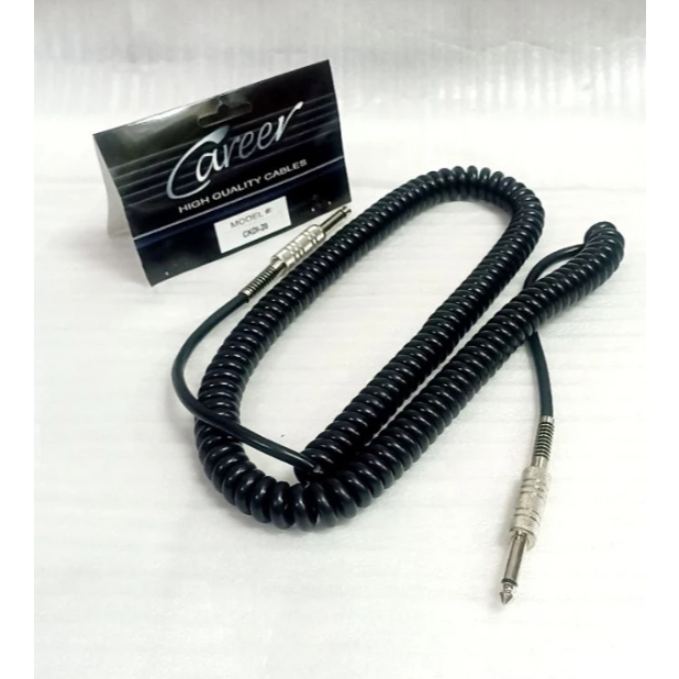 Kable Cable Jack Gitar Guitar Instrument Spiral Career CKDI-20 Original
