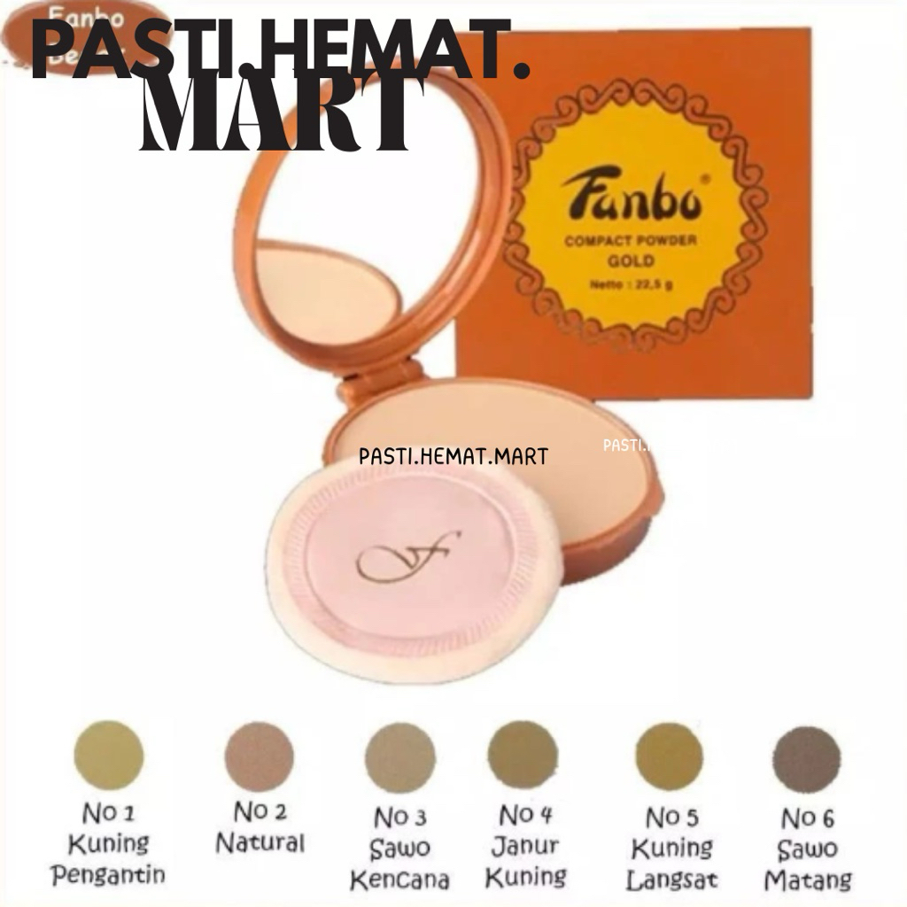 Fanbo Gold Compact Powder | Bedak Padat Fanbo Gold