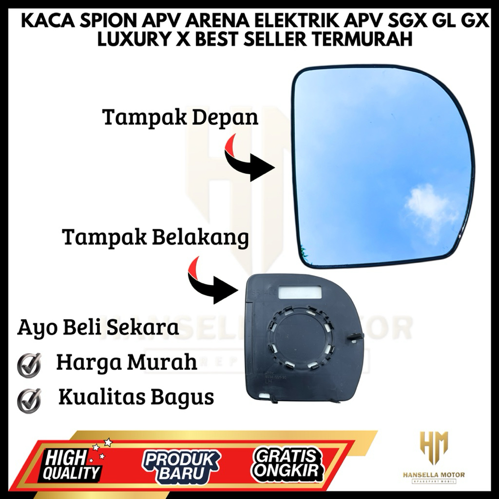 Kaca Spion APV Arena Elektrik APV SGX Gl GX Luxury X Original