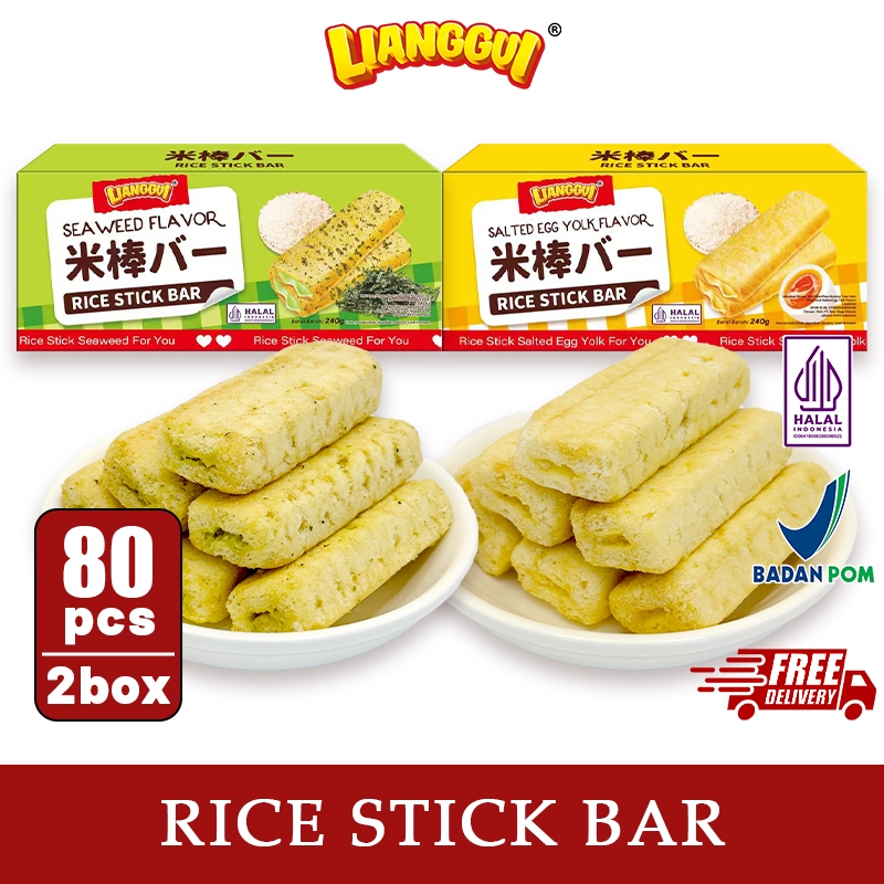 

Lianggui - Cracker Beras Rumput Laut - Cemilan Kantor, Snack Halal Sehat Penunda Lapar & Kenyang