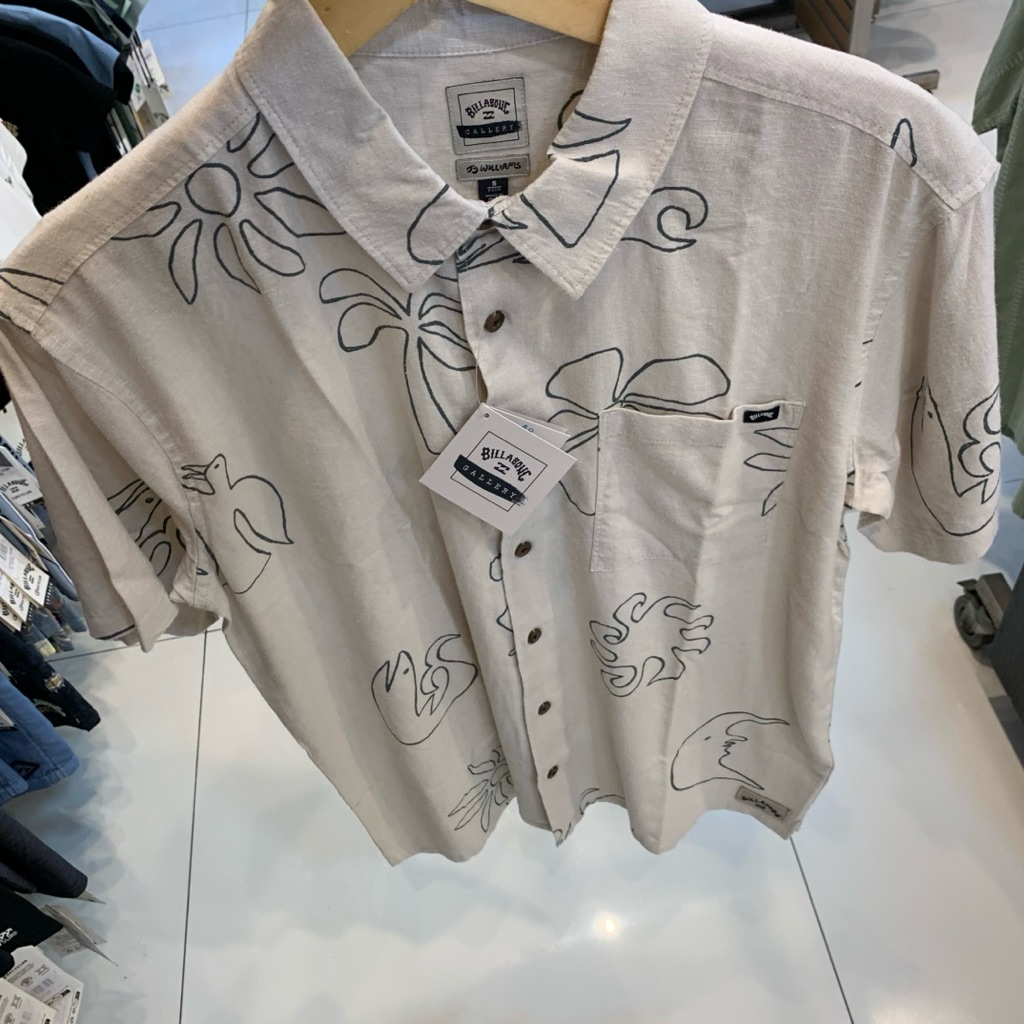 Kemeja Pria Billabong Original Together Woven Chino New