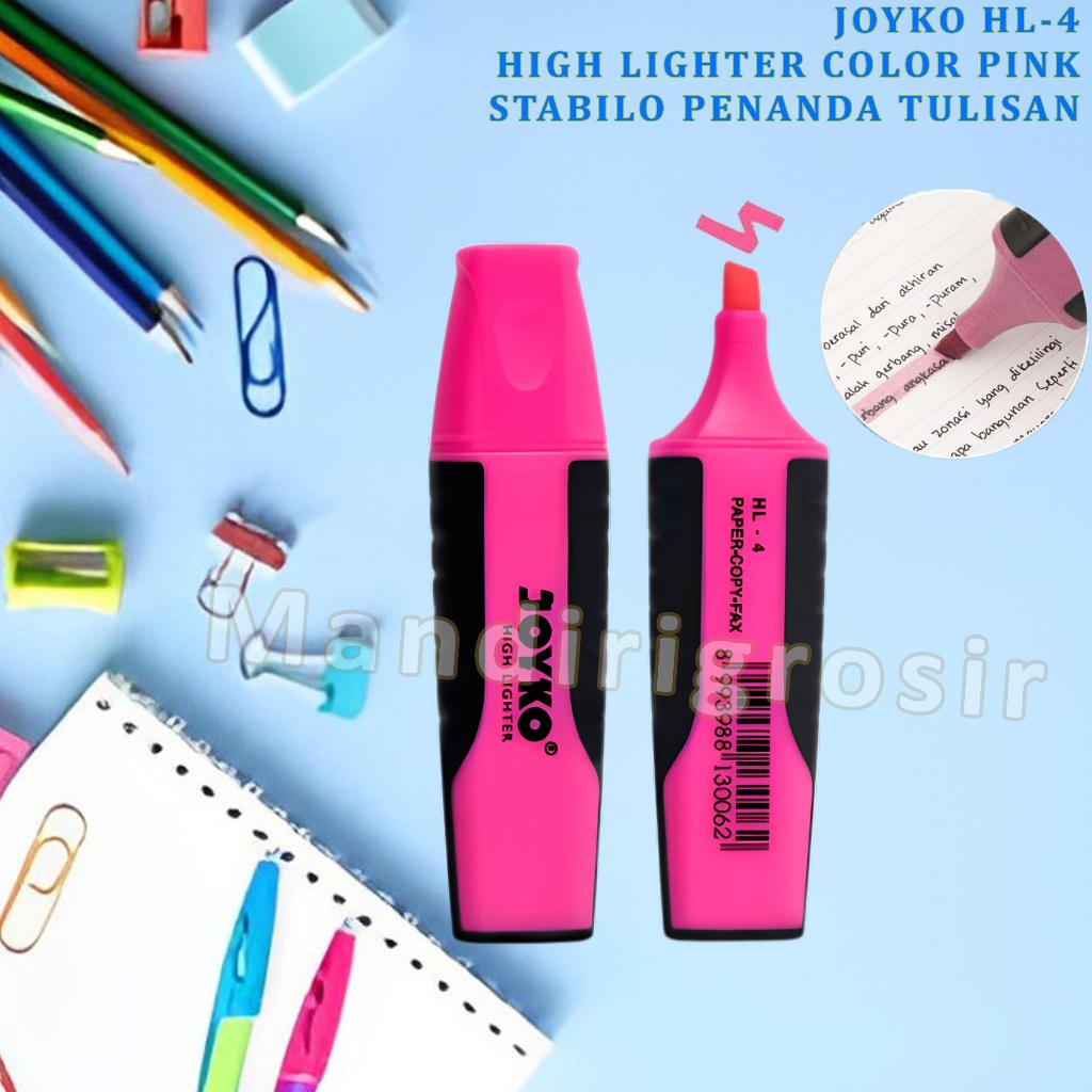 

High Lighter Color Pink * Joyko * Stabilo Penanda Tulisan * HL-4