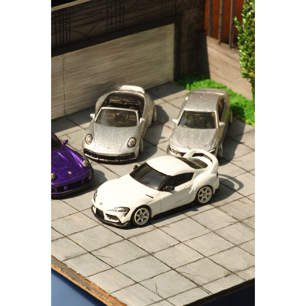 Hot Wheels Toyota Supra MK5 Tomica Custom Repaint Wing MK4 Ceper Camber Ban Karet TE37 Rolling Premi