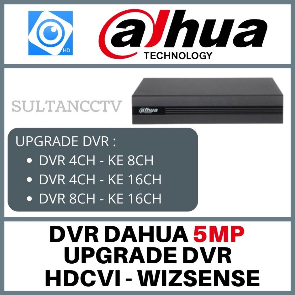 Upgrade DVR DAHUA 5MP