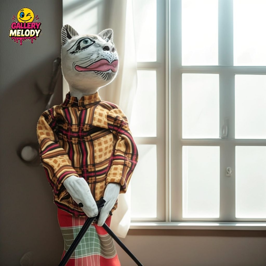 Wayang Golek Binatang Karakter Kucing