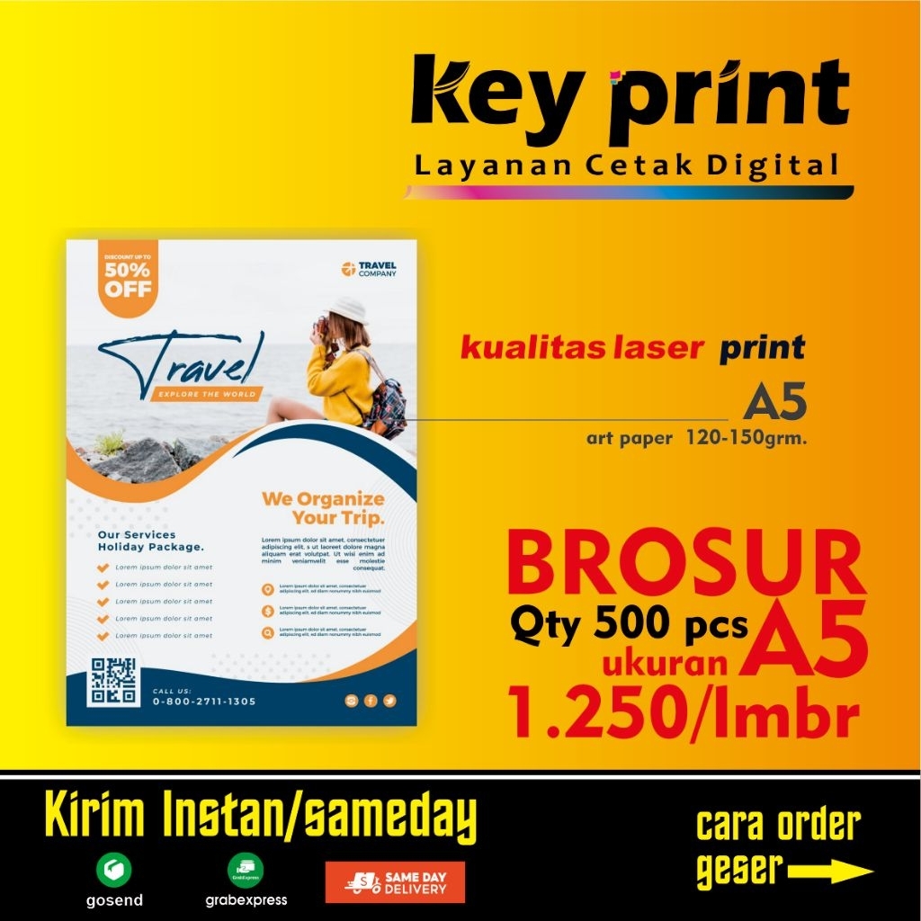 

Cetak Brosur / Flayer Art Paper 150 Gram Premium