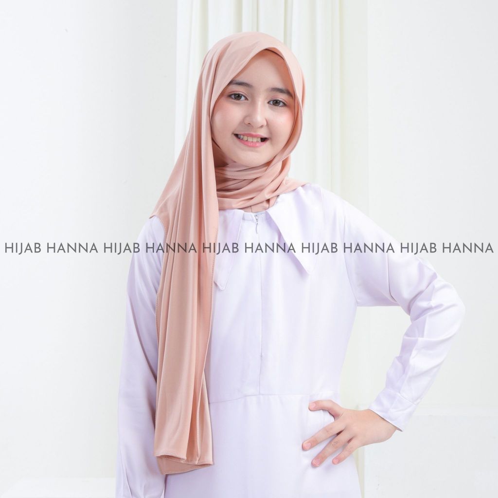 Pashmina Inner Jersey Anak Pashmina Instan Oval Anak Pashmina Instan Inner Oval Jersey