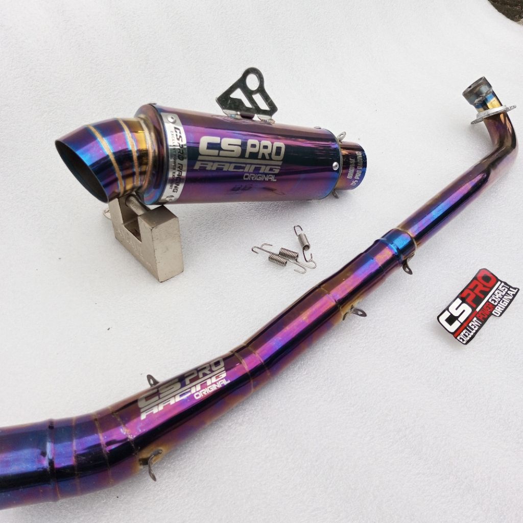 ORIGINAL CS PRO RACING KNALPOT motor satria fu Jupiter z Vega Supra x dll