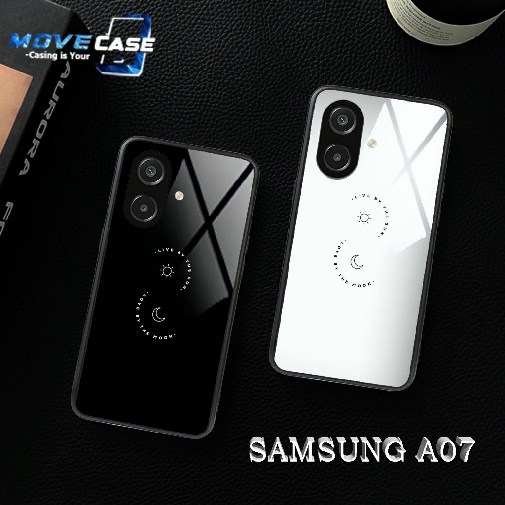 MV394 Softcase Samsung A07 Terbaru 2025 | Case Glass Kaca Samsung A07 - Case Pelindung Handphone COD