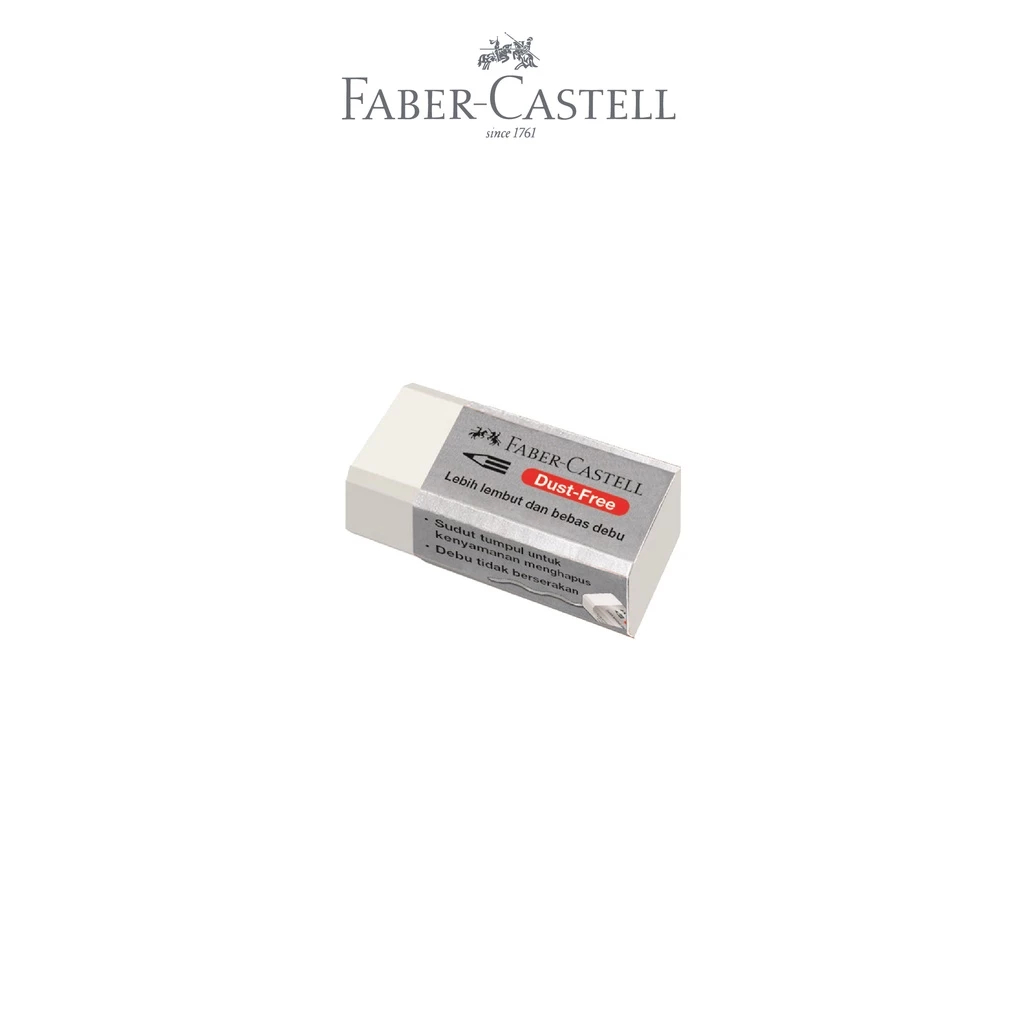 

NULIS | Faber-Castell Penghapus / stip / Eraser Dust-Free Small White