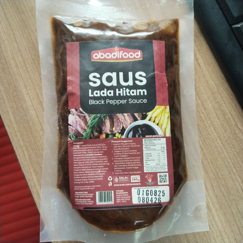 

abadifood saus lada hitam 250g