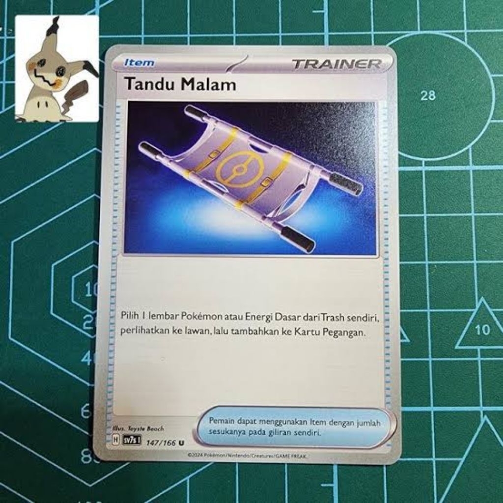 Kartu Pokemon Tandu Malam