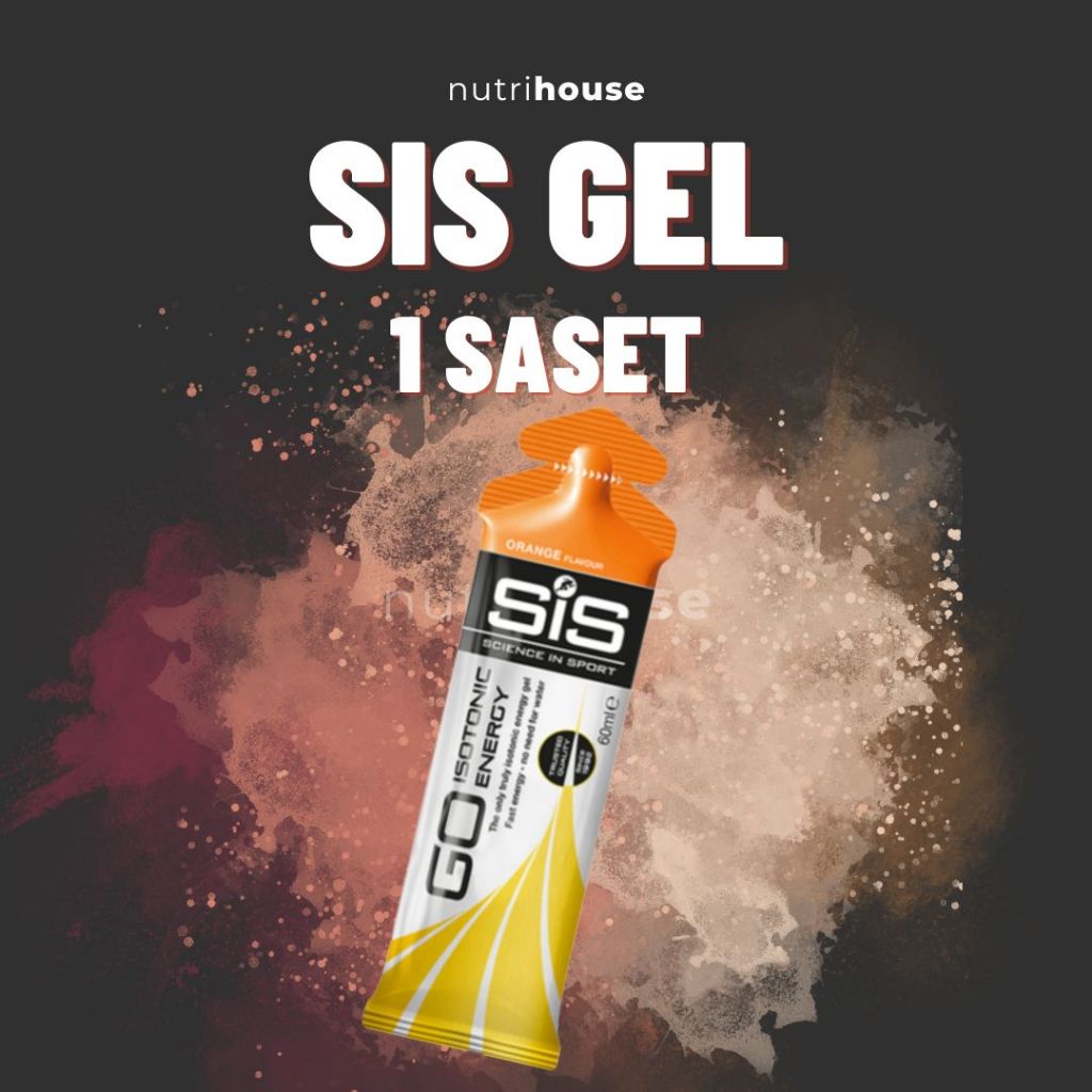 

SiS GO Energy Gel Isotonic 60ml SIS Gel Isotonic bagi Pesepeda, Pelari, Perenang dll