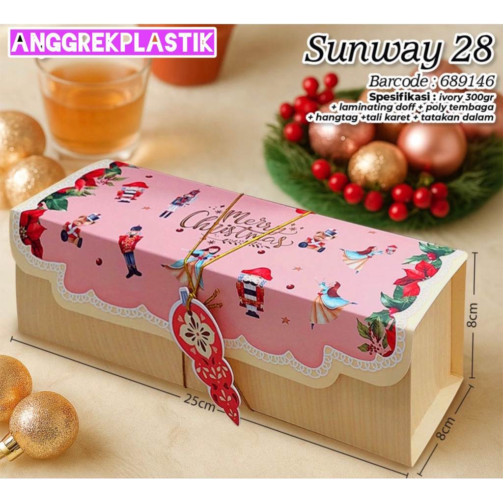 dus box kue Sunway Natal Christmas
