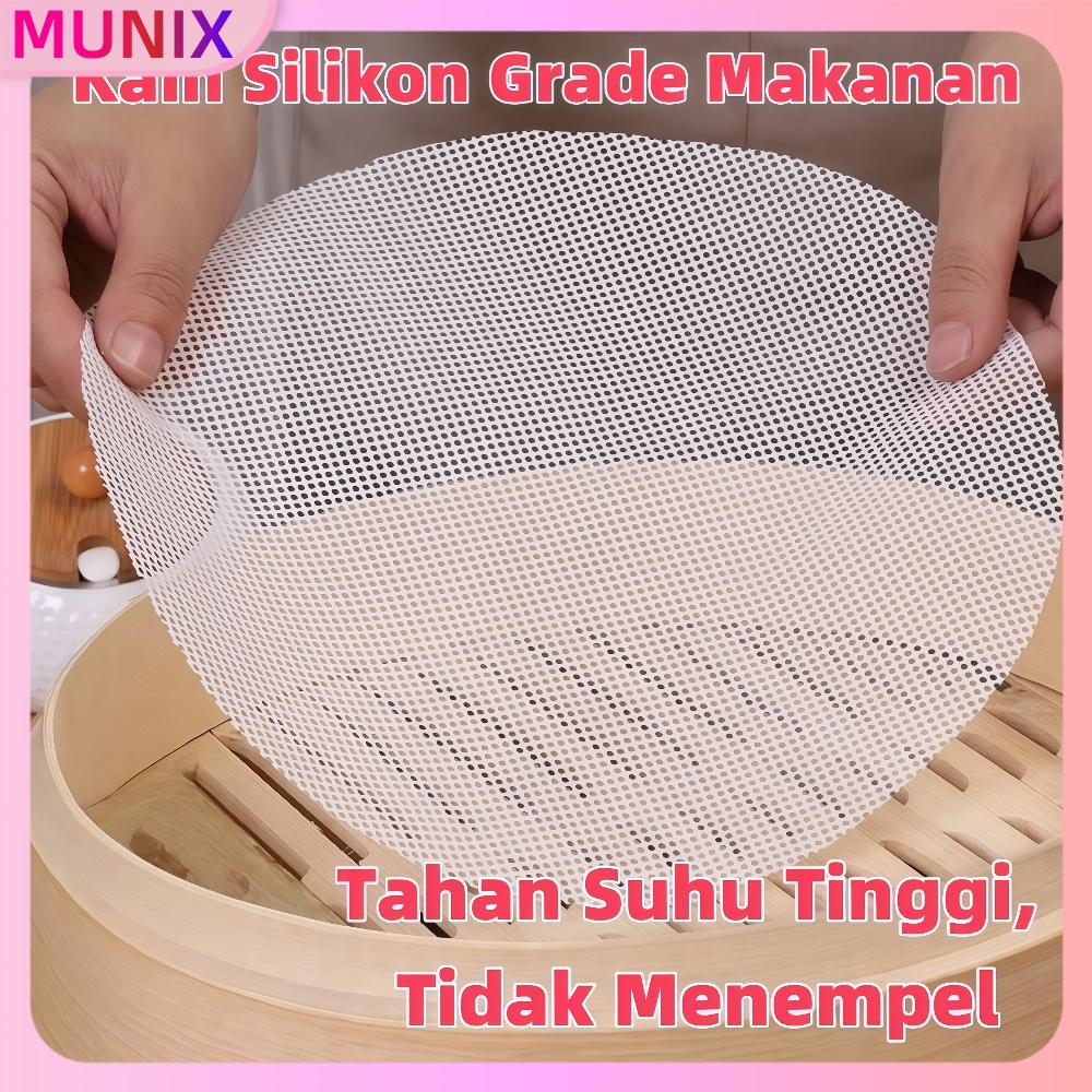 Alas Kukusan Silikon Food Grade -Tatakan Kukusan Bahan Silikon Tahan Panas Alas Kukusan Anti Lengket