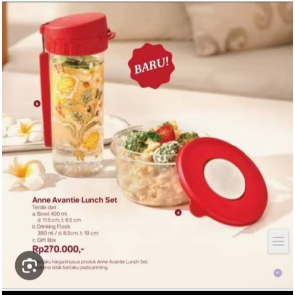 Anne Avantie lunch set