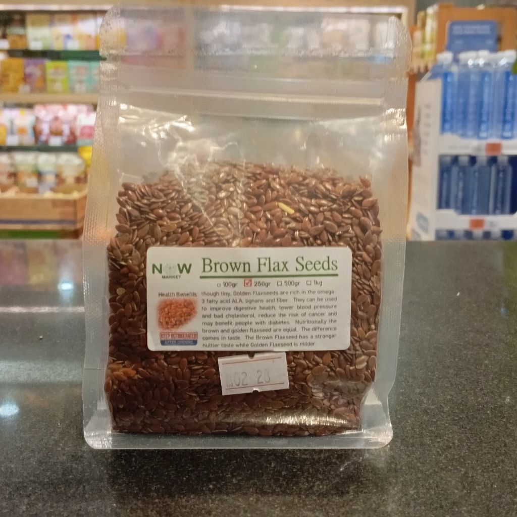 

Brown Flax Seeds by NOW 250gr