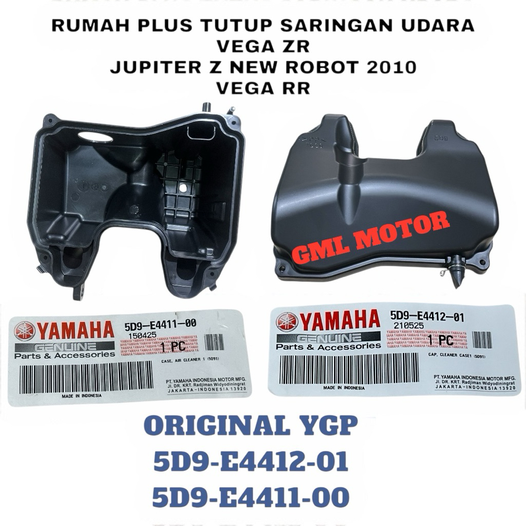 BOX RUMAH PLUS TUTUP SARINGAN FILTER UDARA HAWA VEGA ZR JUPITER Z NEW ROBOT 2010 VEGA RR ORIGINAL YG