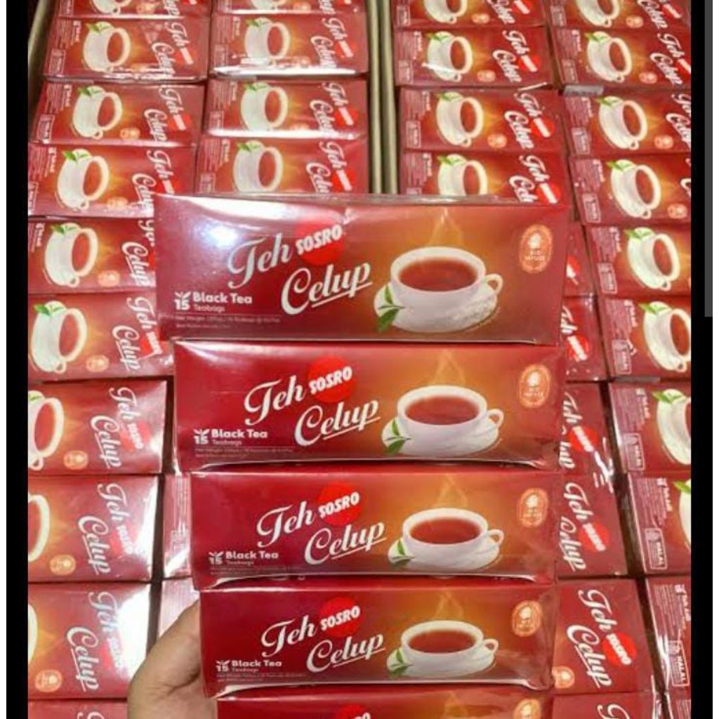 

TEH CELUP BLACK TEA SOSRO ISI 15