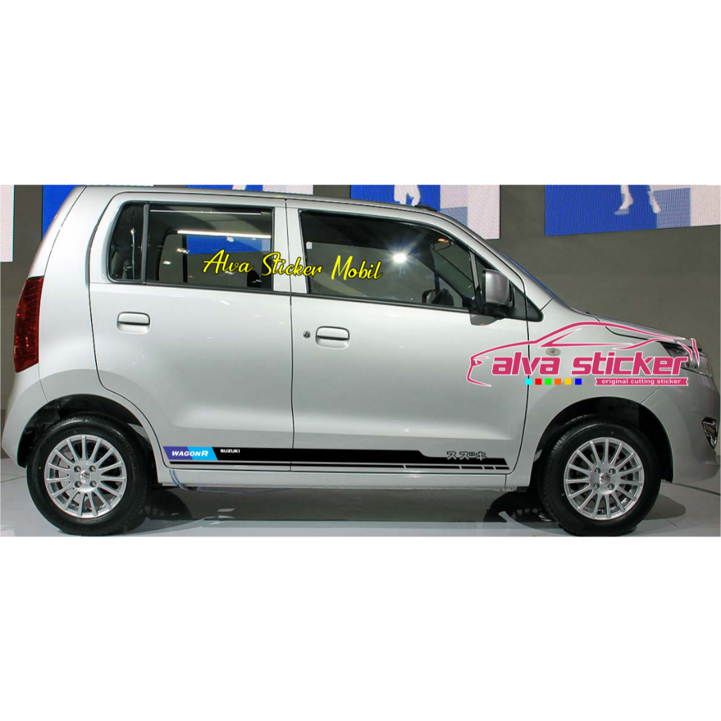 new concept sticker wagon r stiker karimun wagon r list stripe body mobil suzuki wagon R sticker sti