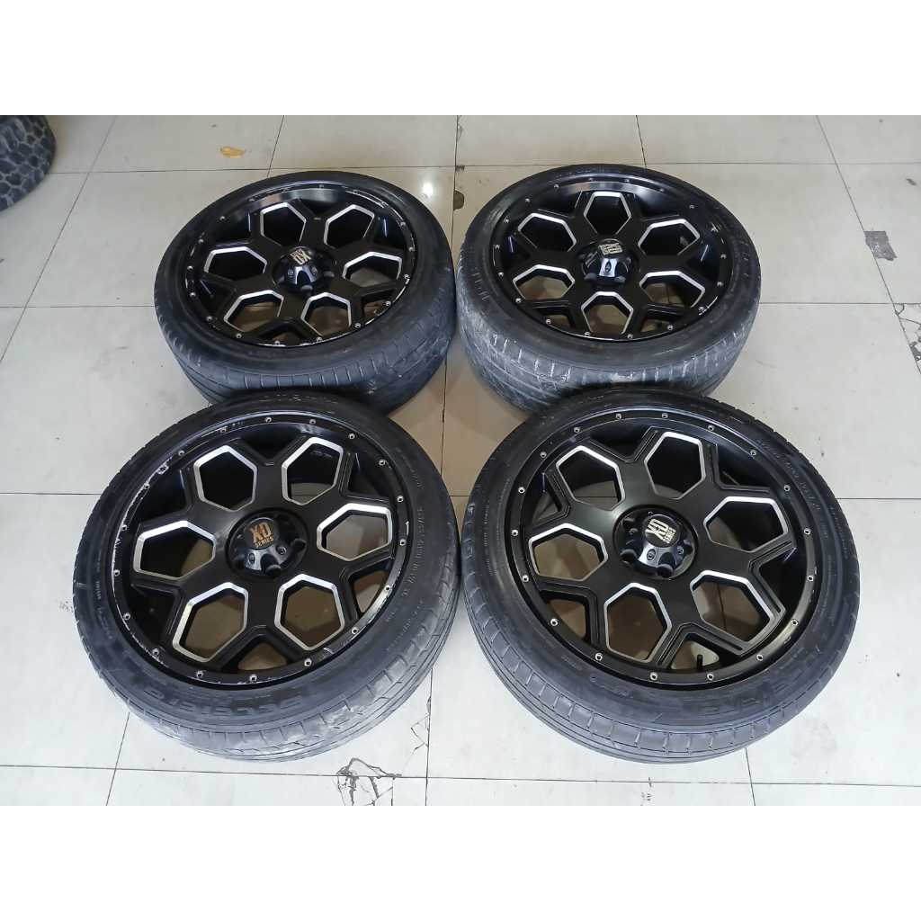 Velg Mobil Bekas Ring 20 Lubang 5 XD SERIES R20X9 H5X114,3 BAN 255 45 R20