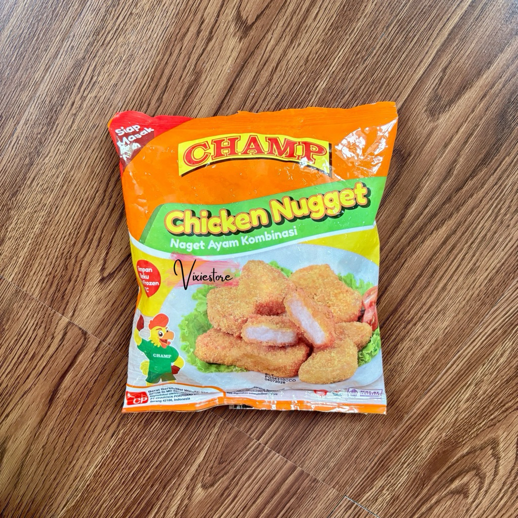 

Champ Chicken Nugget Naget Ayam 225gr KEMASAN BARU!