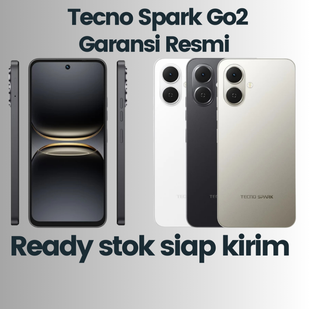 Tecno Spark Go2 4/128 Garansi Resmi