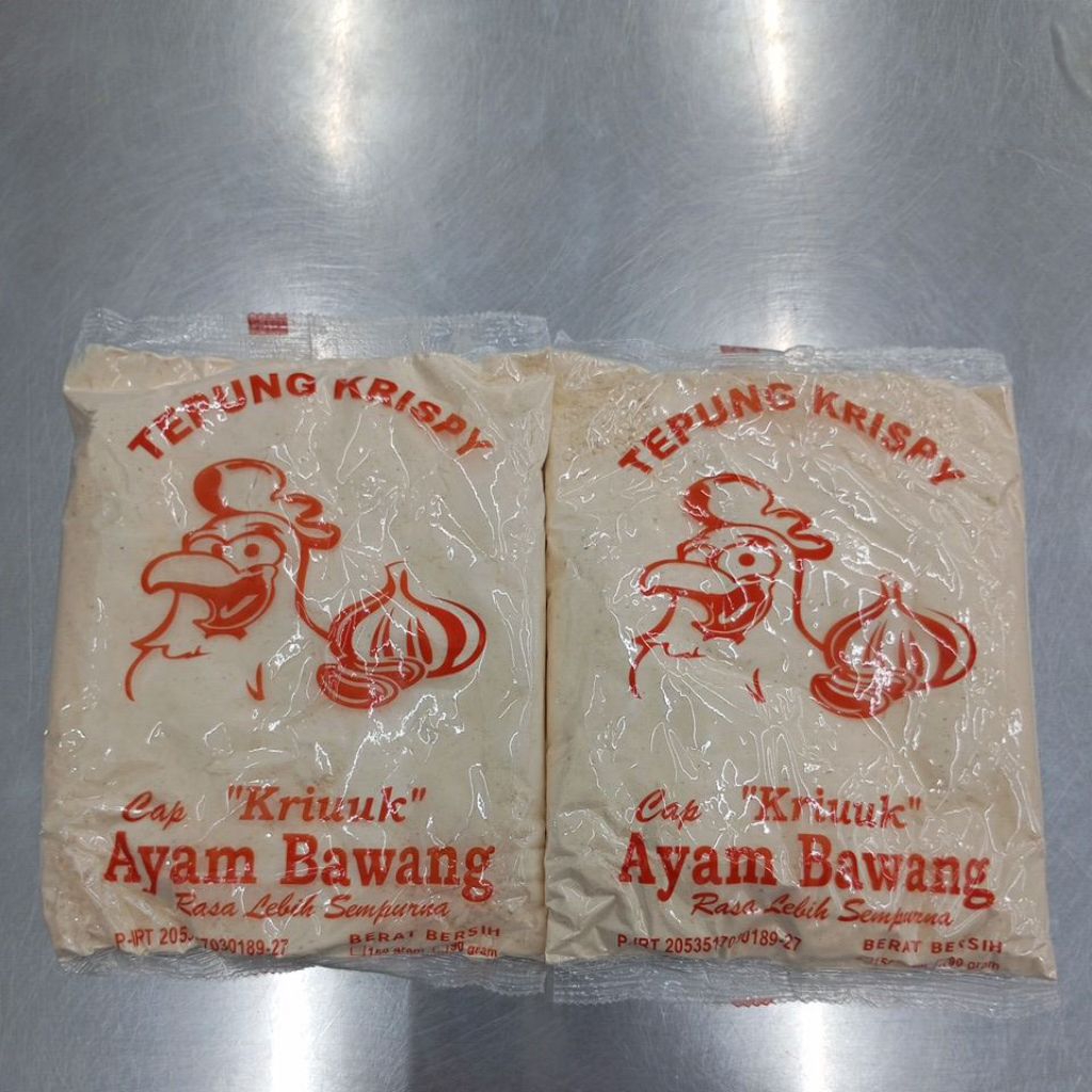 

Tepung Krispy Kriuk Ayam Bawang 150gr