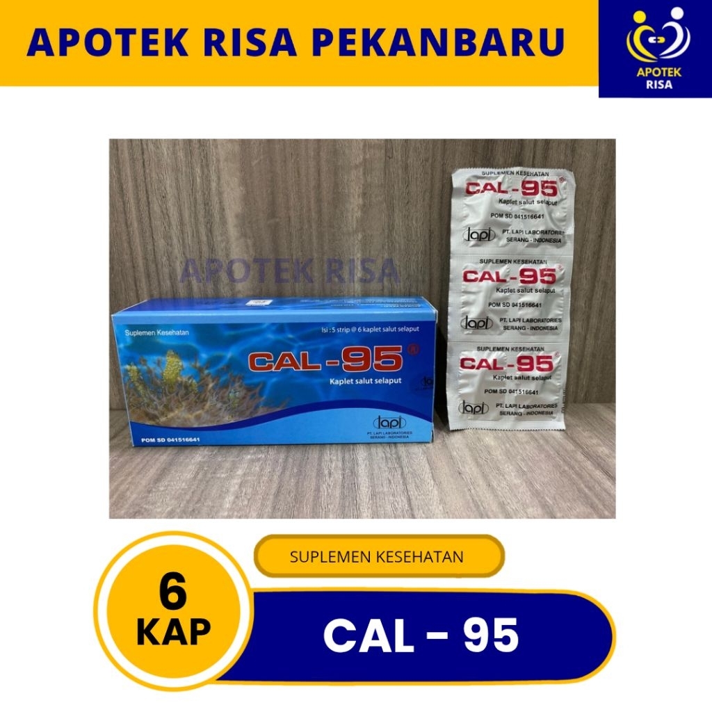 CAL 95 CAL-95 Kalsium dan Multivitamin