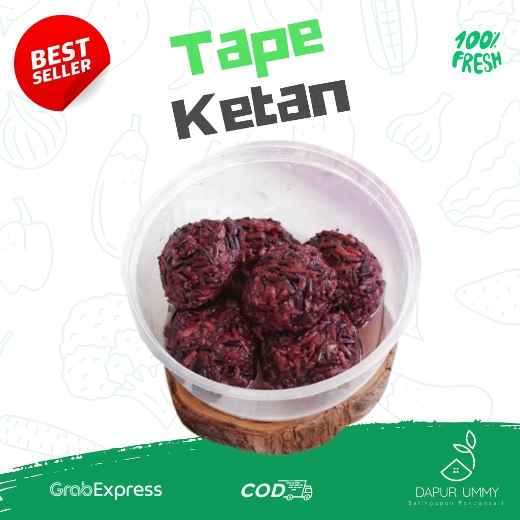 

TAPE • Ketan Hitam dan Hijau